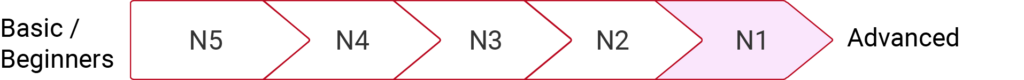 JLPT N1 Course diagram