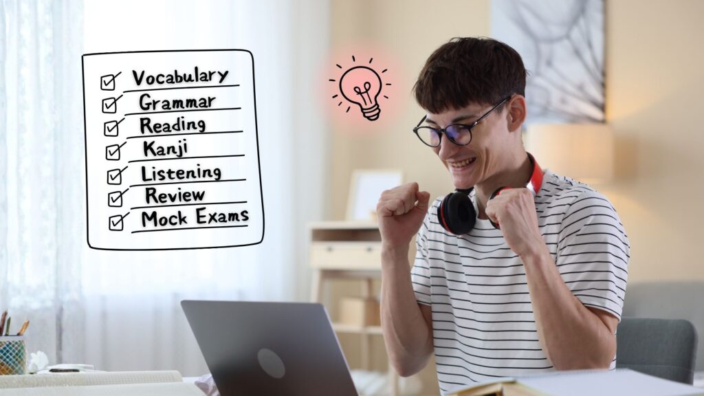 Study guide for passing the JLPT