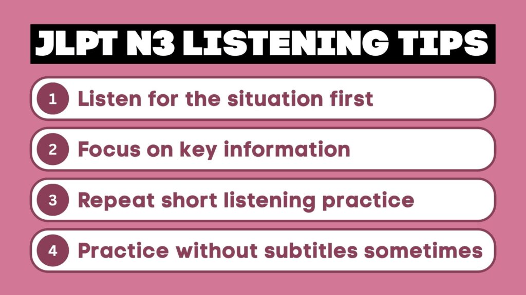 JLPT N3 Reading and Listening Guide