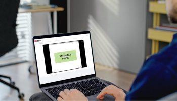 person with laptop